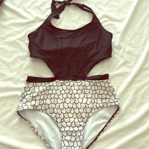 High waisted monokini